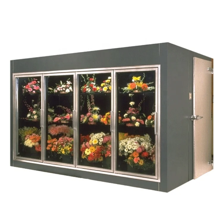 Glass Door Floral Shop Used Flowers Walk in Coolers for Sale