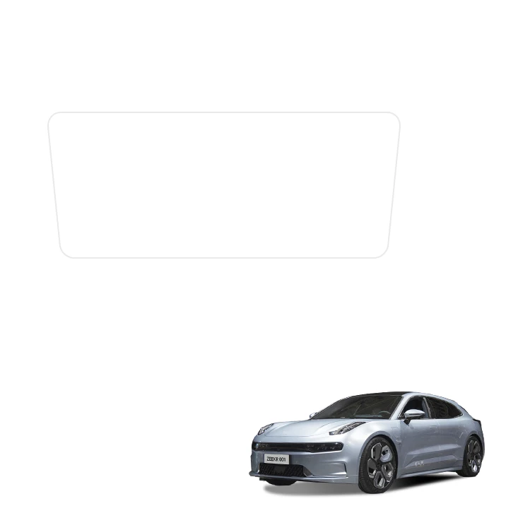 Protector de vidrio para aire acondicionado trasero de 6 pulgadas para Zeekr 001, película protectora de vidrio templado, accesorio interior para automóvil