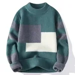 Autumn/Winter thickened sweater men's loose day knit port style lazy coat_voghion.com