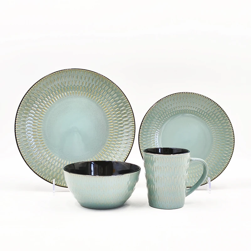 16 Piece Fine Porcelain Dinnerware Set Ceramic Dinnerware Set Factory Direct Sales Affordable Price High Cost Performance