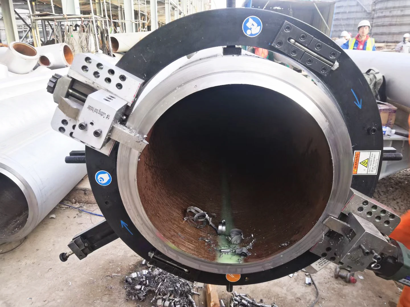 Split Frame Cold Pipe Cutting And Beveling Machine - Buy Cold Pipe ...