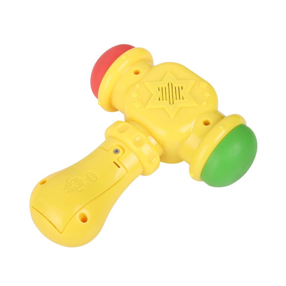 OEM Factory Customized Funny Educational Baby Toy Unisex Hammer Toddler Toy With Language Learning Light Music Playing Function details