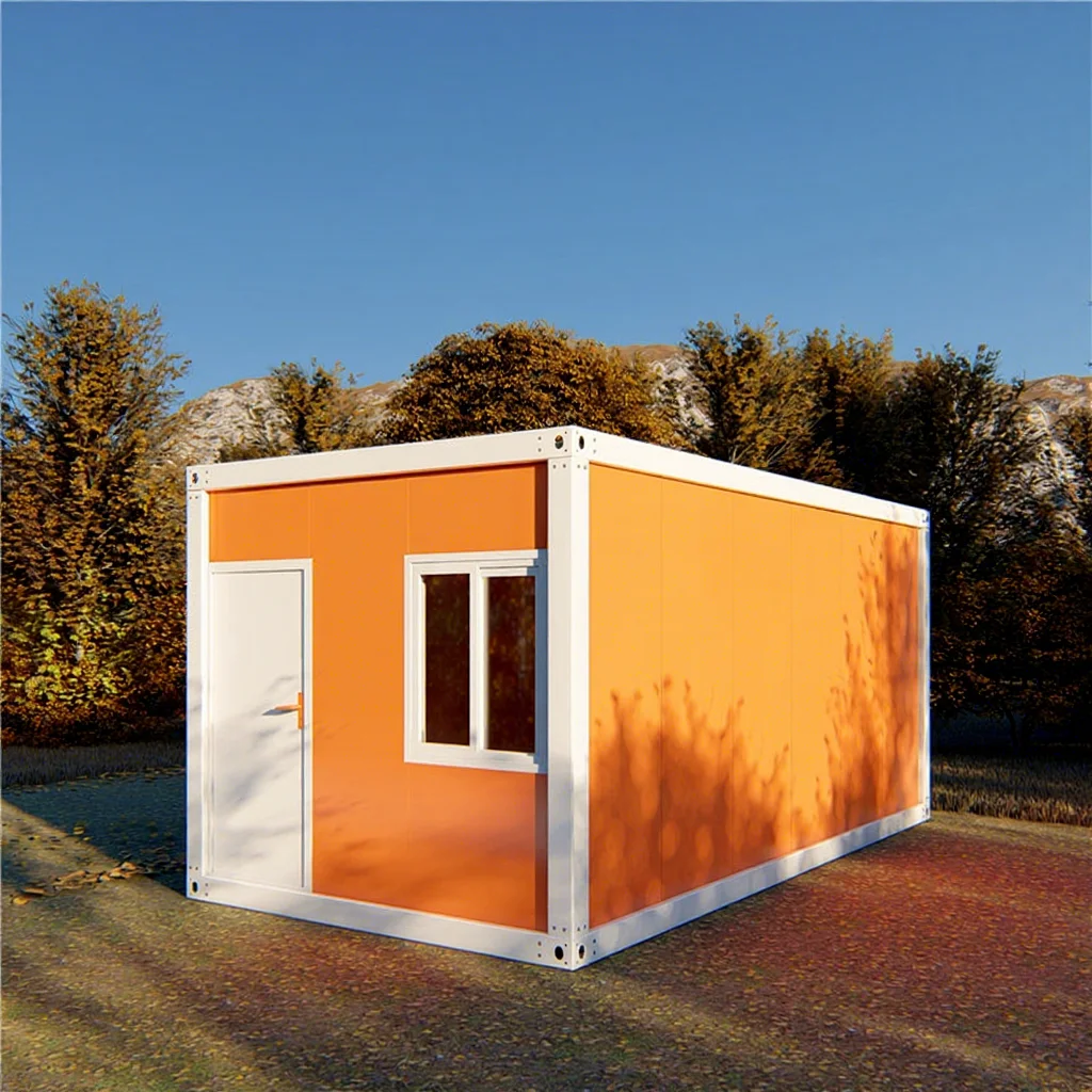 UPS中国製プレハブ小型コンテナハウス：ホームオフィスやキャンプ用の小型モジュラー鉄鋼住宅