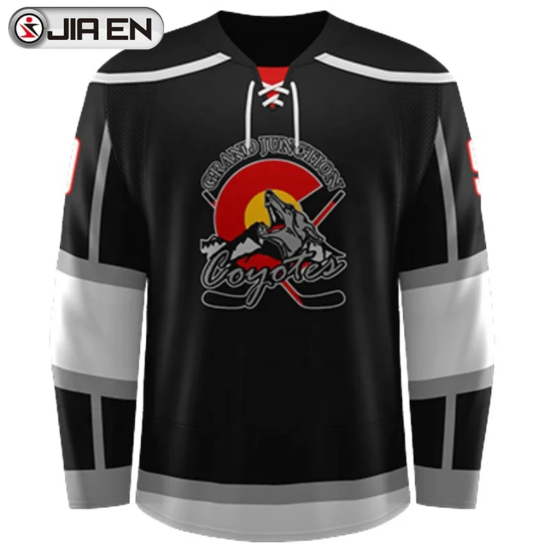 Rams Camo Custom Dye Sublimated Hockey Jersey