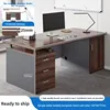 Escritorio de 25mm de grosor - 120cm - Roble Negro