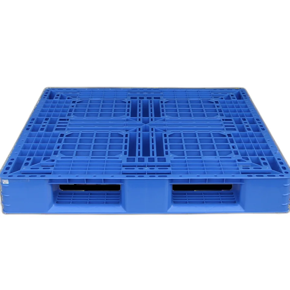 NEXARA Heavy Duty Customize HDPE Blue 1208 1200*800*150mm Grid Field Runner Euro Plastic Pallet for Shipping