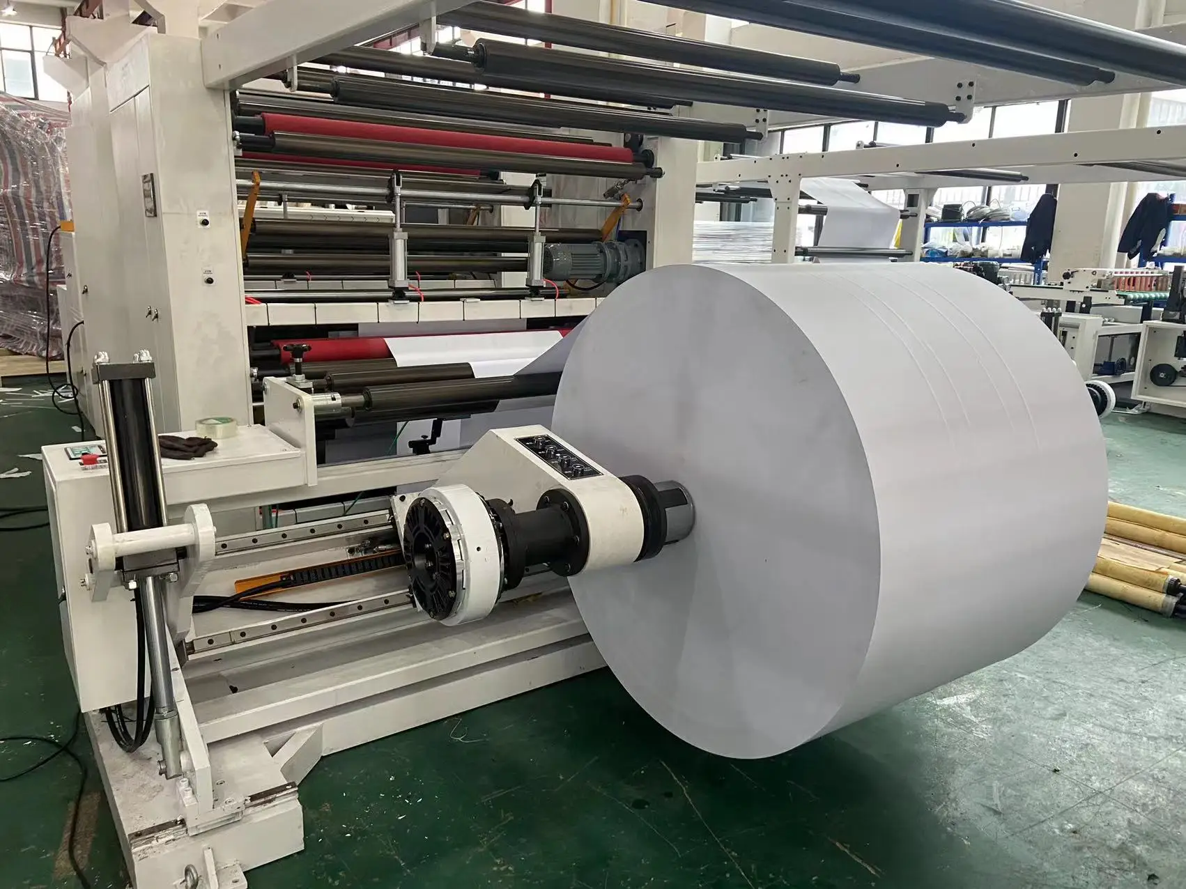 Roll A3 A4 A5 Copy Paper Cross Cutting Machine Roll To Sheet Paper