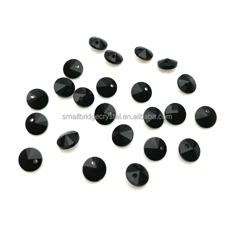 8MM Crystal round beads for jewelry making DIY glass pendant beads for bracelet Rivoli glass  beads for earring manufacture