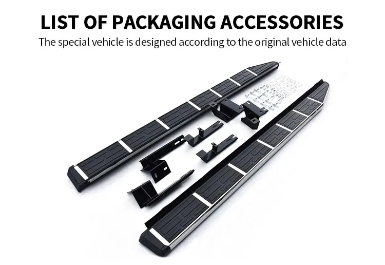 Customize Various Models in the Factory Aluminum Alloy Panel Car Fixed Step for jeep Compass Side Step Running Boards factory