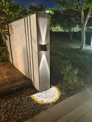 Modern Moon Outdoor Wall Light - CharmyDecor - 35cm - CharmyDecor