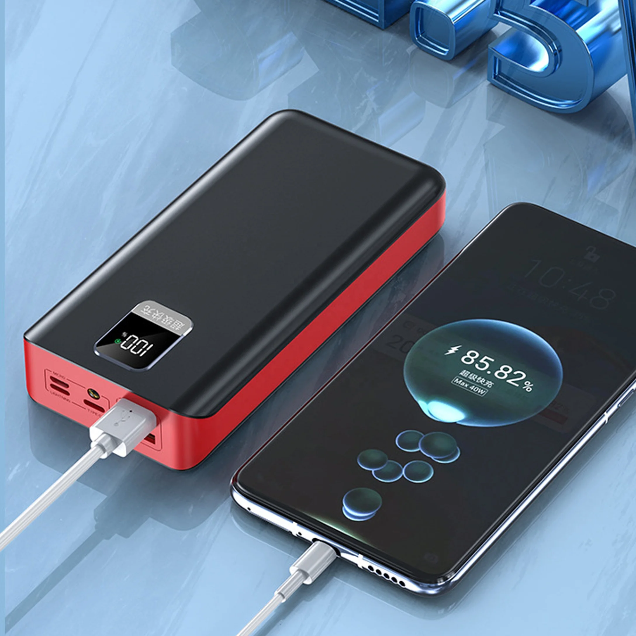 Fast Charger 30000mAh Power Bank Banks Mobile Phone Quick Charger 30000 Mah Powerbank for Mobile Phone