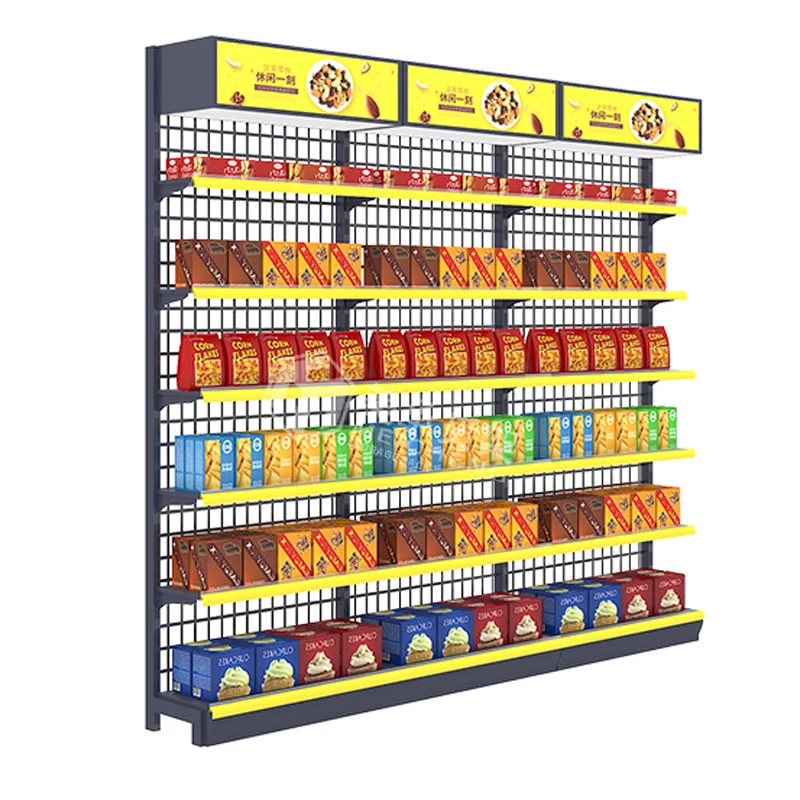 Meicheng Display Shelves Supermarket Shopping Metal Rack Shelf