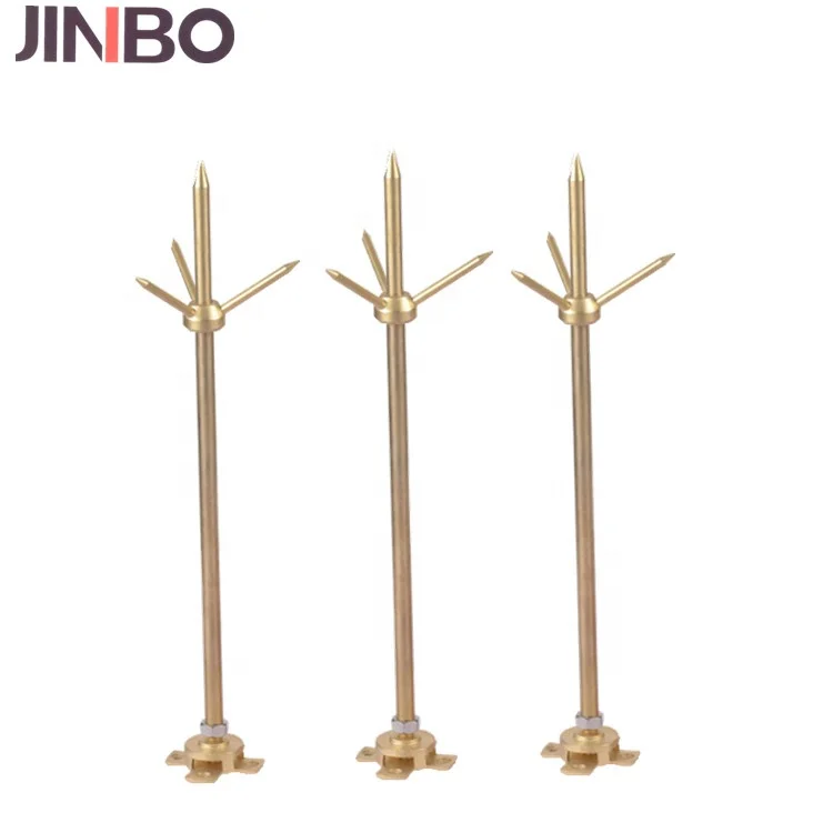 Factory Price Earthing and Lightning Protection System Brass/ Copper Lightning Arrester for Building