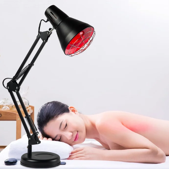 150w Red Heated Physiotherapy Infrared Light For Home Beauty Salon Use Heat Therapy Lamp With