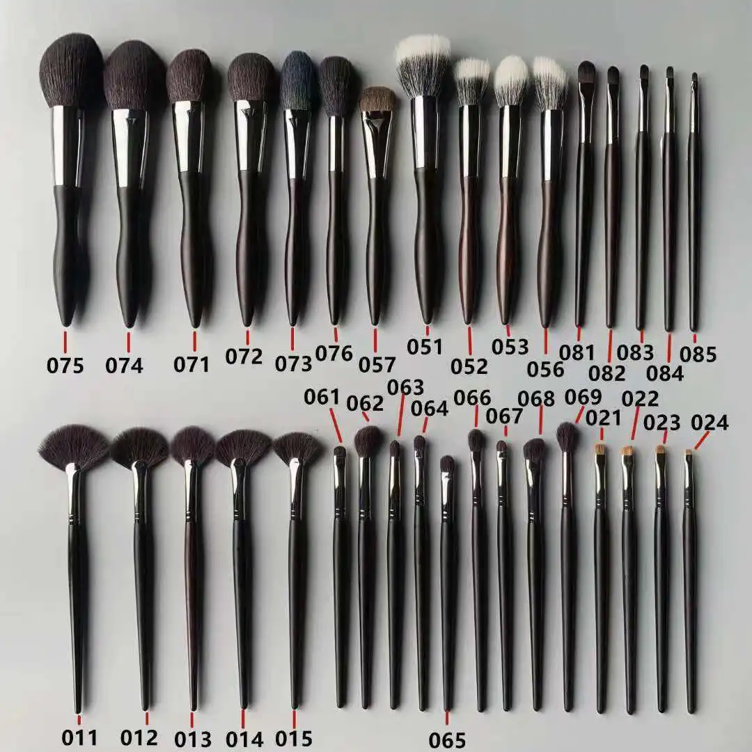 Top Quality Natural Hair Makeup Brushes Cangzhou Makeup Brush Set