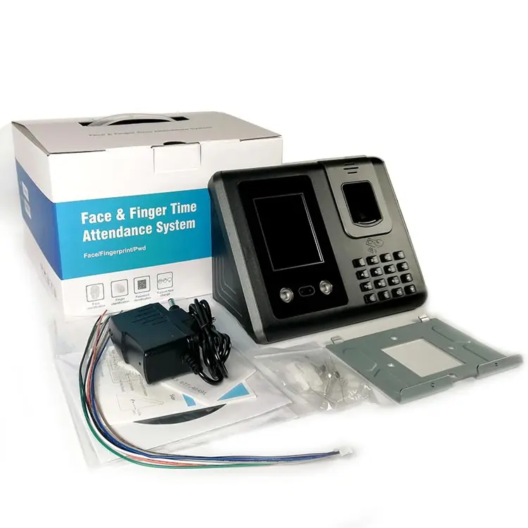 Staff Attendance System WiFi Fingerprint Facial Recognition RFID Time Recording Backup Battery Facial Detection Attendance
