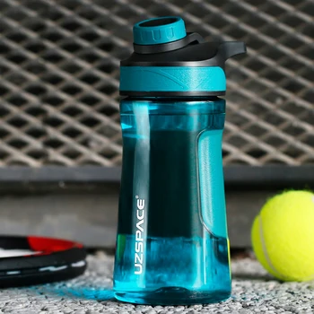 UZSPACE Sports Water Bottles BPA Free Portable Leakproof Shaker Outdoor Tour Gym Drink Bottle Eco-friendly Plastic Water Bottle