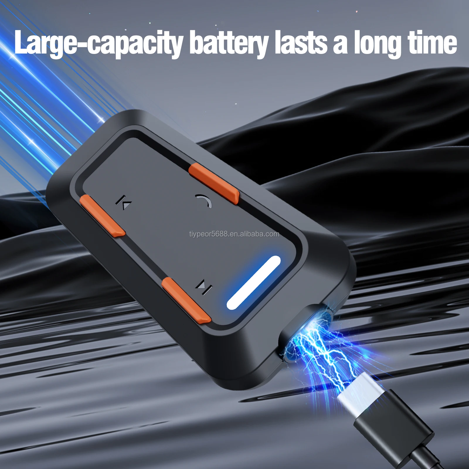 product tiypeor motorcycle noise reduction bluetooth intercom headphones helmet wireless headset with fm radio waterproof ipx5-8