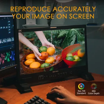 SEETEC LUT215 21.5" 4K/3G-SDI Broadcast Field Monitor with 3D LUT | Factory OEM & Logo Customization for Studio Use detail image
