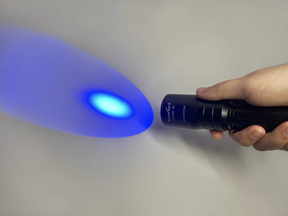 TANK007 UVC31 NDT Inspection Torch Light - 365nm UV Flashlight