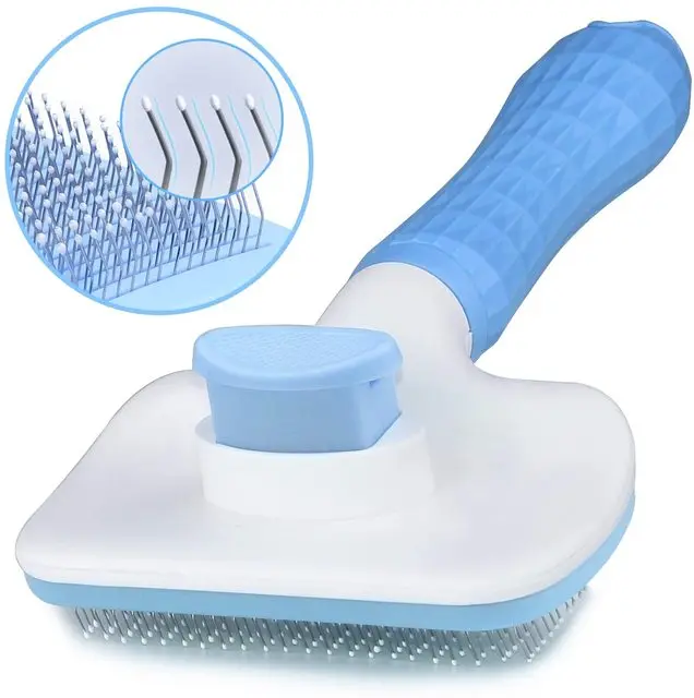 Amazon Hotsale Pet Comb Pet Brush Comb Dog Hair Brush One Button Poop