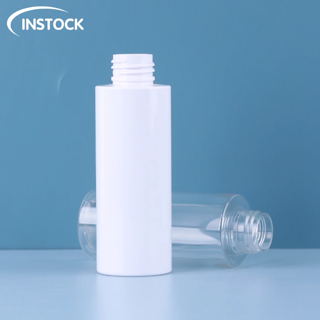 Cosmetics Emulsion Packaging 100ml 120ml 150ml White Transparent Toner Bottle Lotion Packaging Plastic PET Bottle