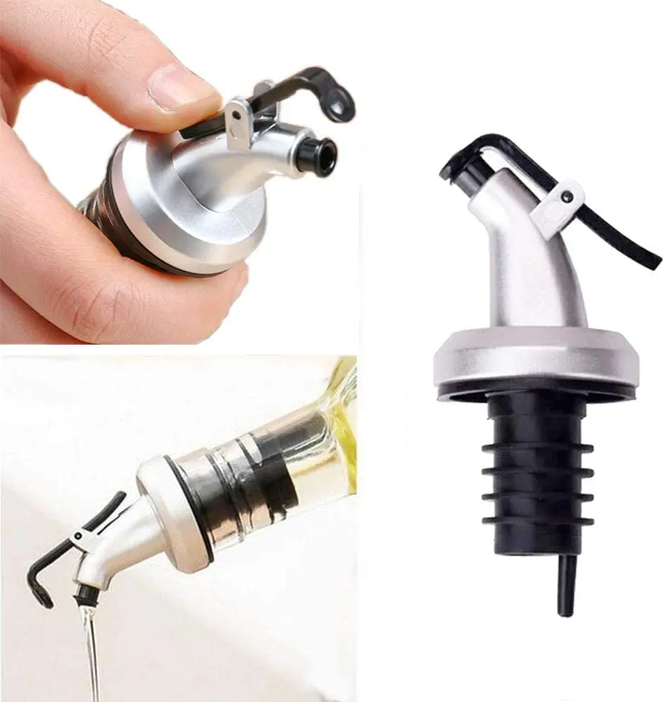 Dispenser Olio E Aceto In Acciaio Inox 304 - 1000ml, Antigoccia, Copertura Antipolvere - Foto 7