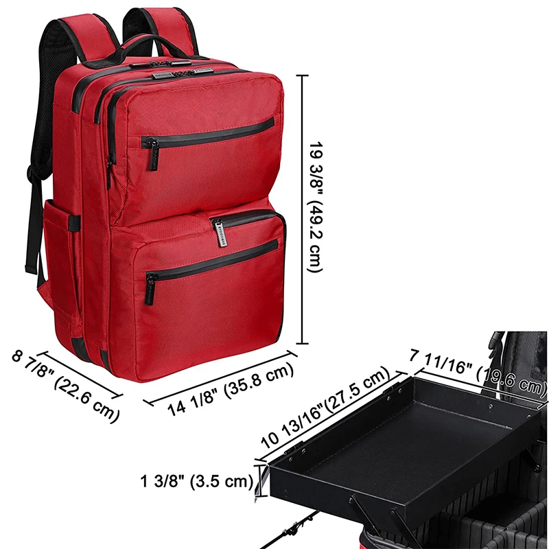Custom Makeup Artist Backpack Makeup Case Backpack Cosmetic Storage