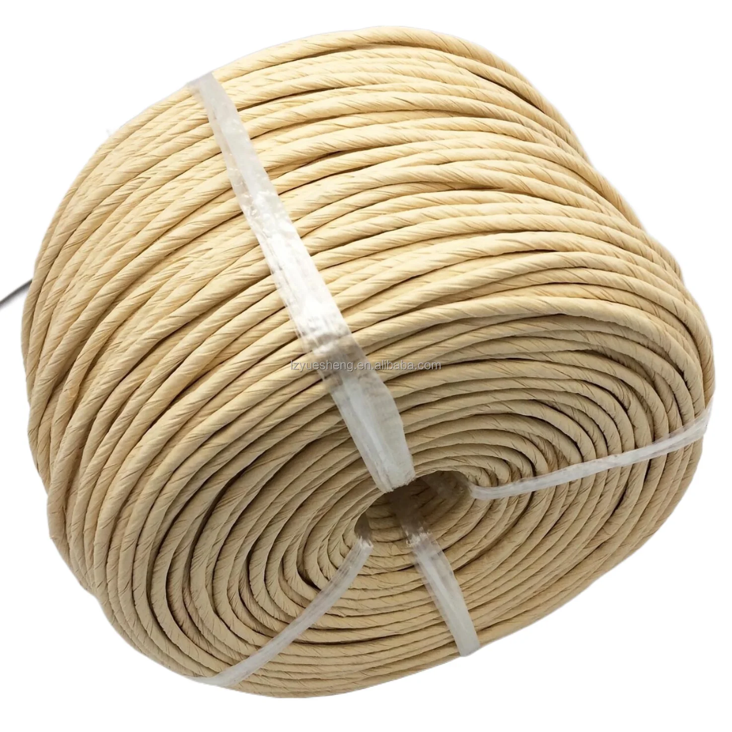China Factory 100% Paper 3 Strands Twist Rope Danish Paper Cord Recyclable 4mm/5mm for Furniture or Chair