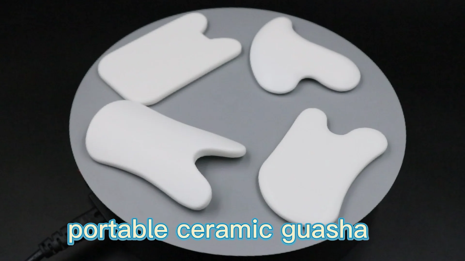 Factory Price Package Lymphatic Drainage Massage Tool Ceramic Gua Sha