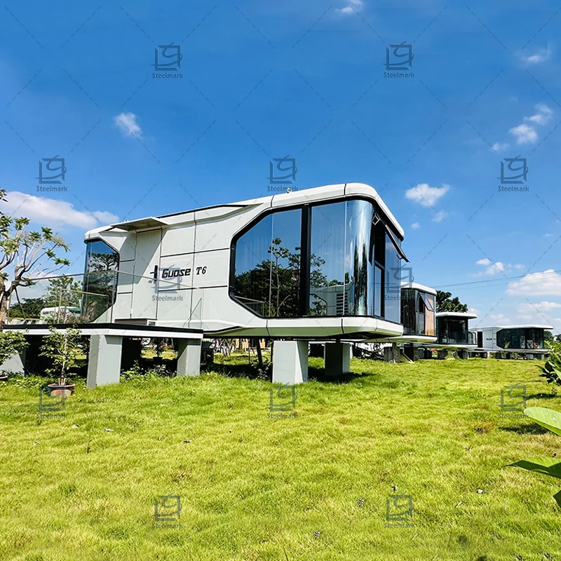 Prefabricated House Smart Control System Tiny Home Container House Space Capsule House