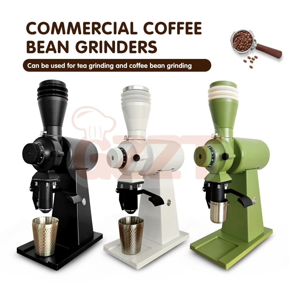 Commercial Coffee Grinder Electric Coffee Mill 90mm Flat or Ghost Burr  Grinder