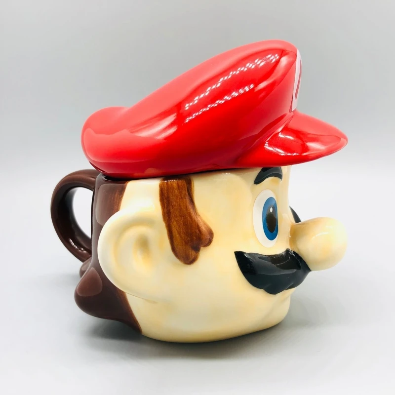 スーパーマリオカップMr. Moustacheマグ蓋付き卸売漫画ギフト