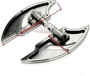 CNC Driver & Passenger Floorboards Foot Pegs For Harley Touring Softail FLSTN CNC Driver & Passenger Floorboards Foot Pegs For Harley Touring Softail FLSTN