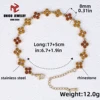 Pulsera de trébol de cuatro hojas - 9