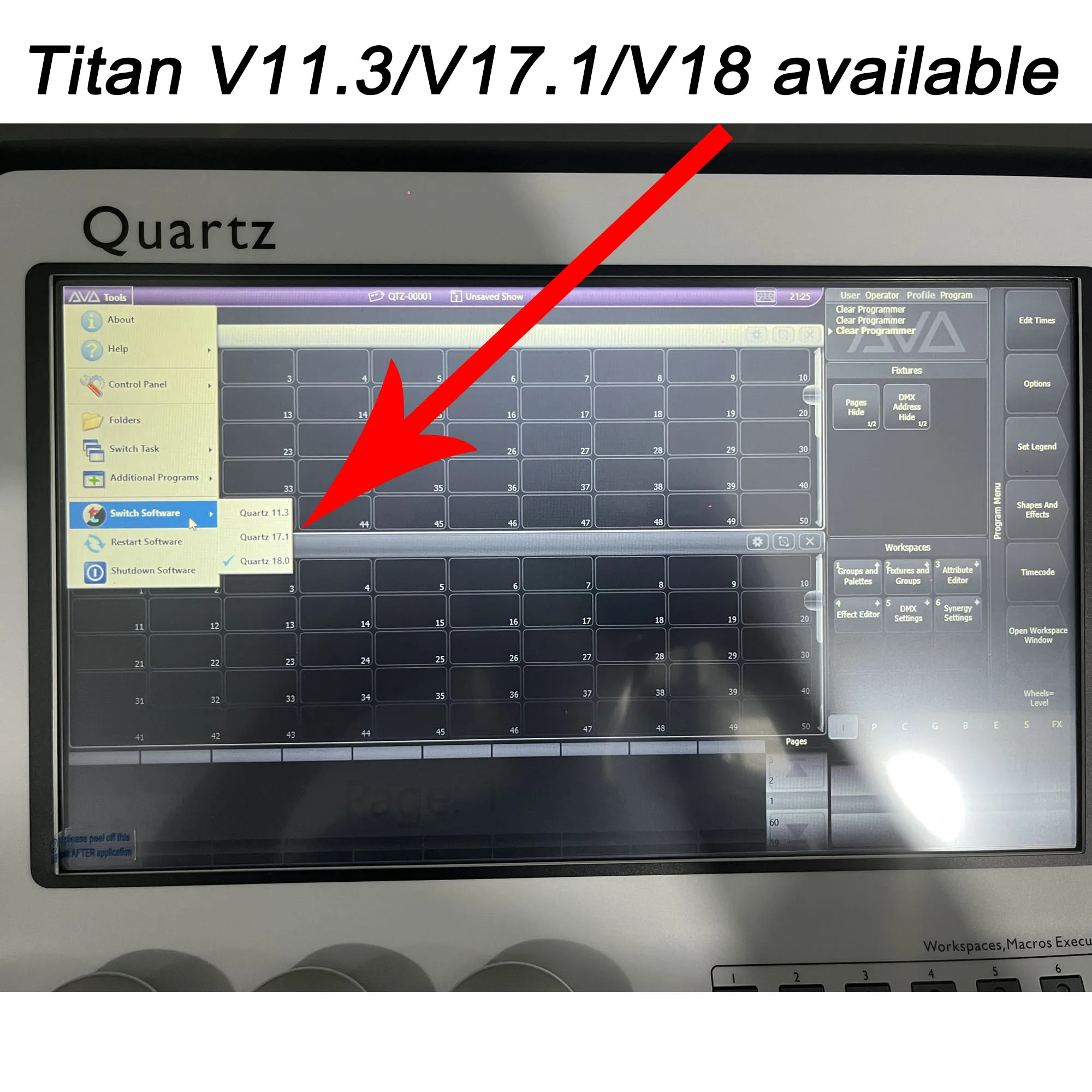 V17 Tiger Touch Quartz Console - Professional DMX Controller