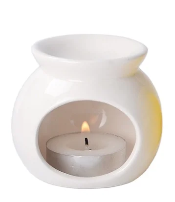 Candle Holder Candle Jar  With Wax Candle Factory Directly Supply Oil burner European Essential Oil Diffusing Aroma Fragrance
