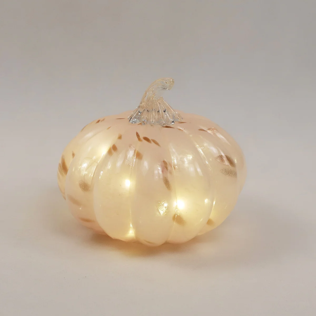 halloween pumpkins figurine lamp white art glass pumpkin hand blown glass fall harvest decorations for home thanksgiving