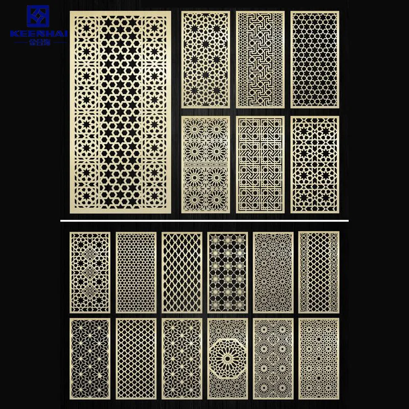 Keenhai Custom Model Italian Design Ornamental Short Aluminum Fence Decorative Wrought Iron Panels for Villa Garden