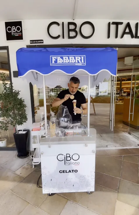 MOBILE FOOD Ice Cream Machine with Cart MILES GALAXY Pro V2 Commerical Ice Cream Maker  Gelato Machine 2 Flavors Batch Freezer