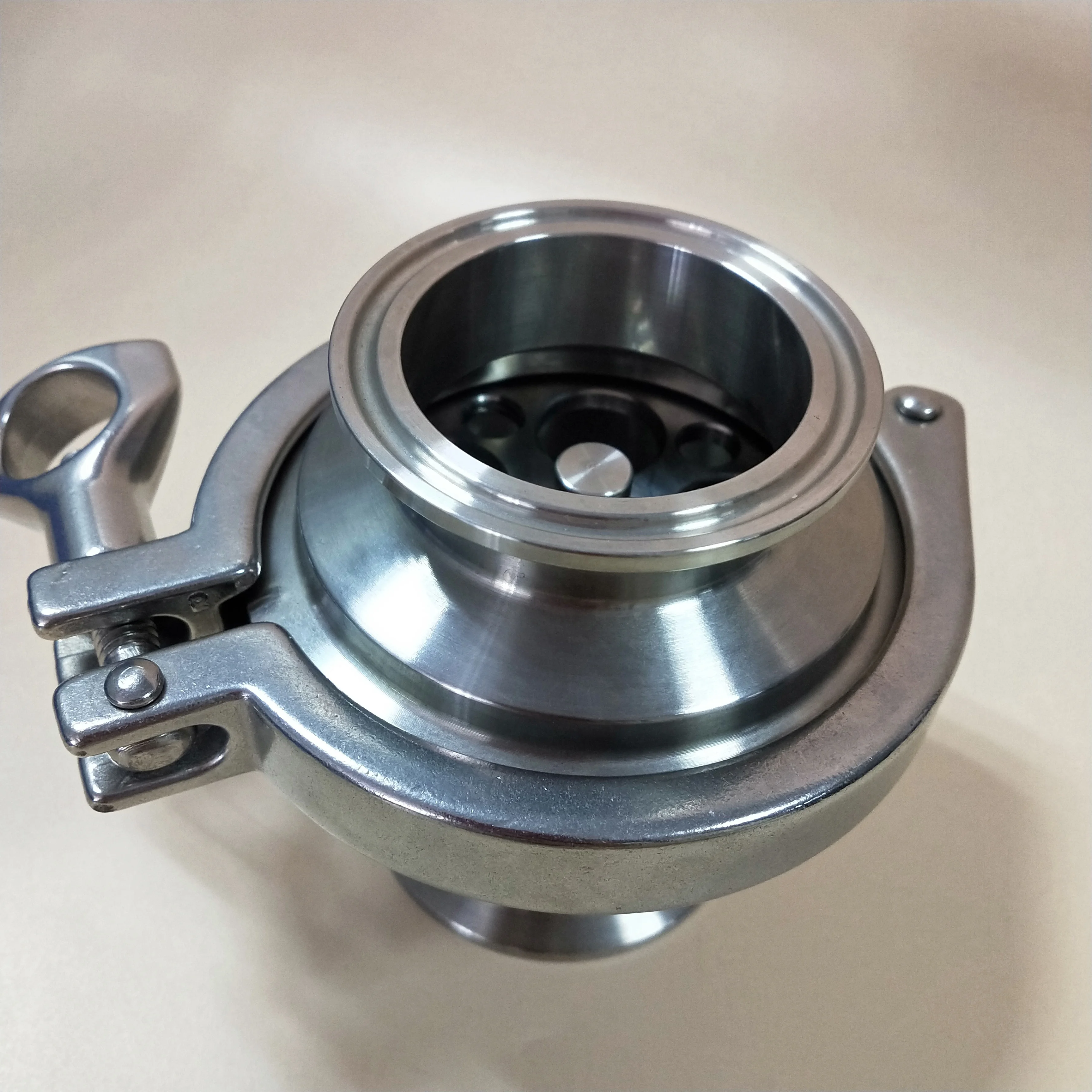 Ss304 Non Return Sanitary Welded Check Valve  Nrv Oem Dn50 Water Oil Gas Duo Plate Check Valve