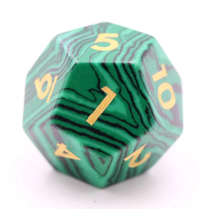 16mm Dice Set Polyhedral Rpg Custom Gem Dice Dnd Dnd RPG Board Game Gemstone Customized Color Customized Packing Customer Logo