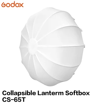 Godox CS-65T 65cm Lantern Quick-install Portable Round Shape Softbox Light for Bowens Mount Studio Flash Live LED Light detail image