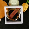 Bracelet en bois de santal vert exquis en boîte