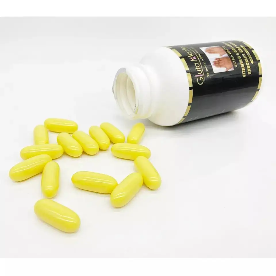 Private Label Collagen Capsules Supplement Hand Dark Knuckle Knees Elbows Remover Bleaching Tablets Fast Skin Whitening Pills