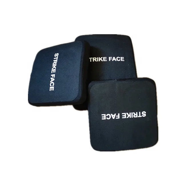 Lightweight UHMWPE Tactical Safety Plate with SIC Insert Protective Strike Face Body Plate