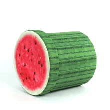 RTS Hot Sales Design Fruit Stool Cheap Children Stool Round Storage Ottoman for Shoes Change
