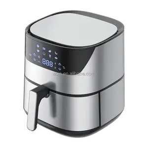 AOJA 2026 Hot Sale Kitchen Household Plastic Smart Air Fryer Home Use 2L 5l 6l 6.5l 7l 8l 9l Electric Digital  White air Fryer
