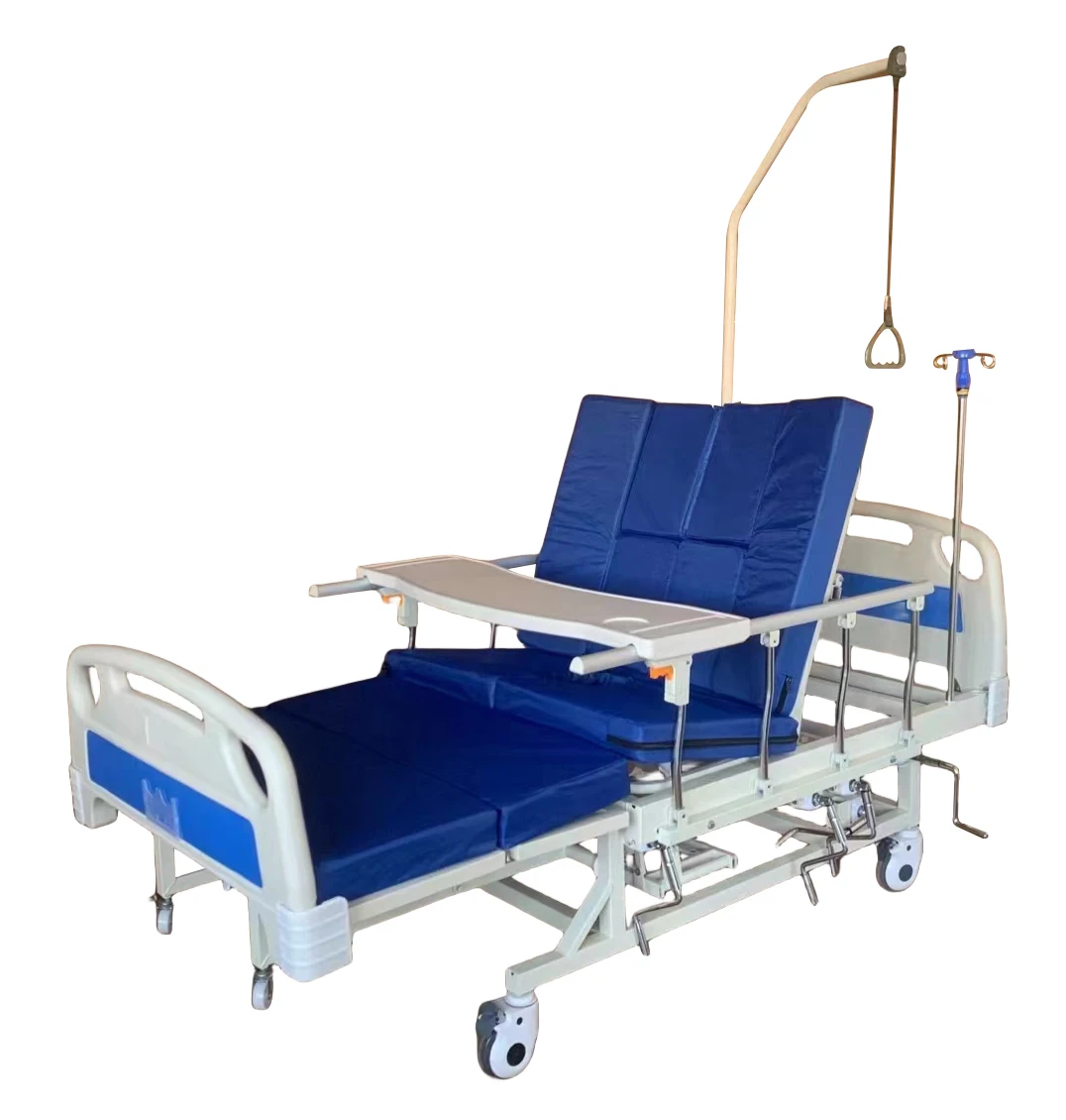 Manual Hospital Bed 2 Function Hospital Patient Bed 2 Crank Medical Bed 