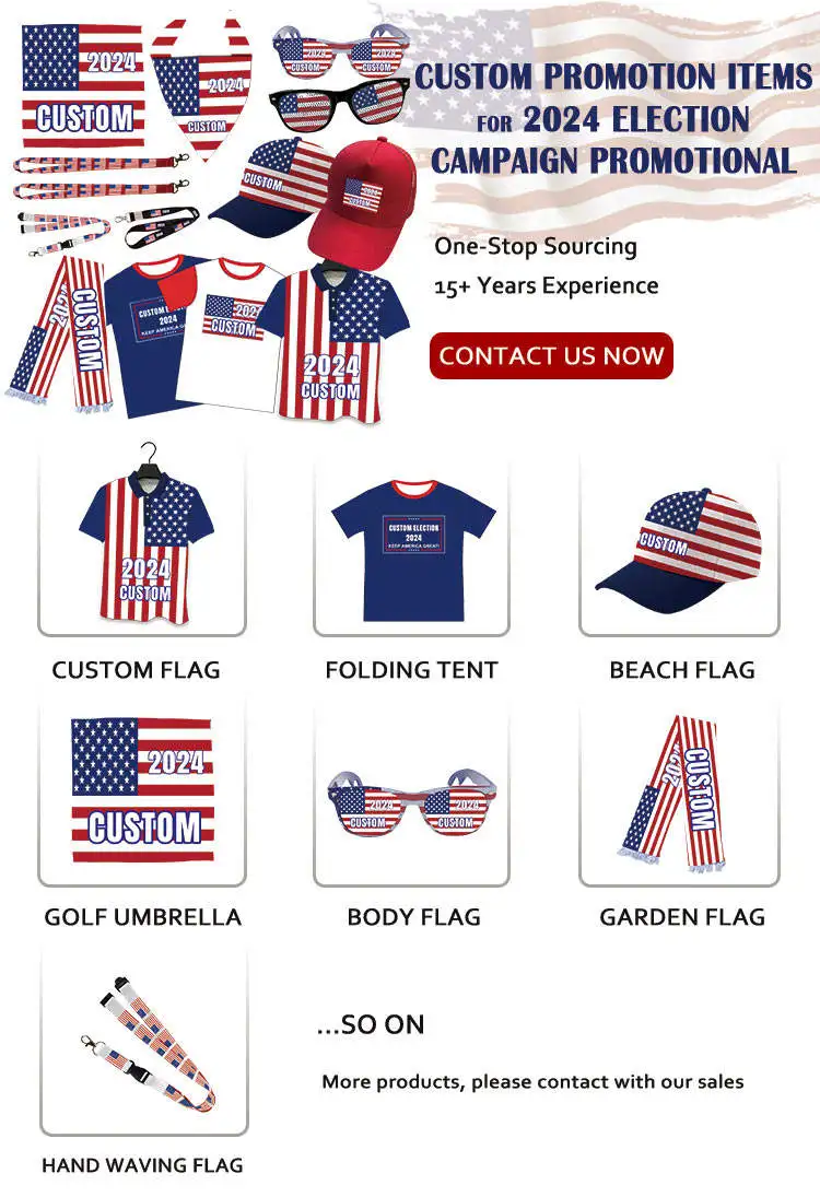 2024定制印刷美国总统选举带回美国政治选举竞选商品